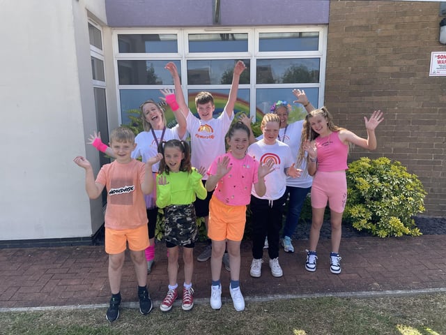 Pupils at Kingswood held a full day of fun events
