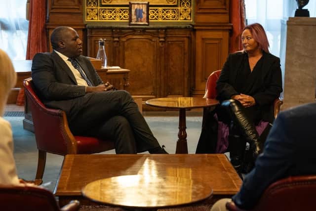 David Lammy meeting with Harry Dunn's family. Photo: X/DavidLammy.