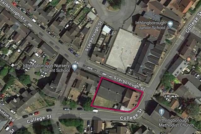 The property is located on the corner of Scarborough Street and College Street, in between the Junior and Infant Schools.
Credit: Google