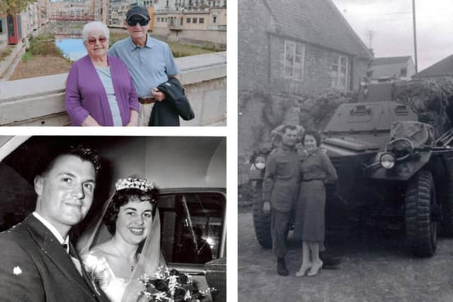 Mary and Alan Headland who married on March 5, 1960/family picture