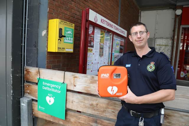 New defibrillator for Kettering town centre with Community First Responder James Spencer/National World