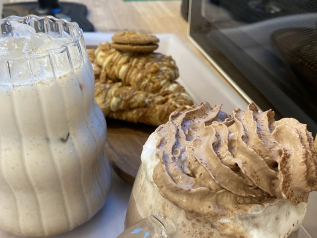 Some of the refreshments on offer at the new play cafe