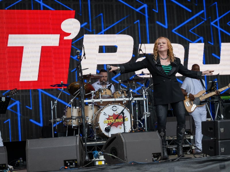 T'Pau on stage at Let’s Rock Northampton at Delapré Park on Saturday, June 15. Photo by David Jackson.