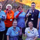 Staff with their socks ready for the Fill A Sock! campaign /Cransley Hospice
