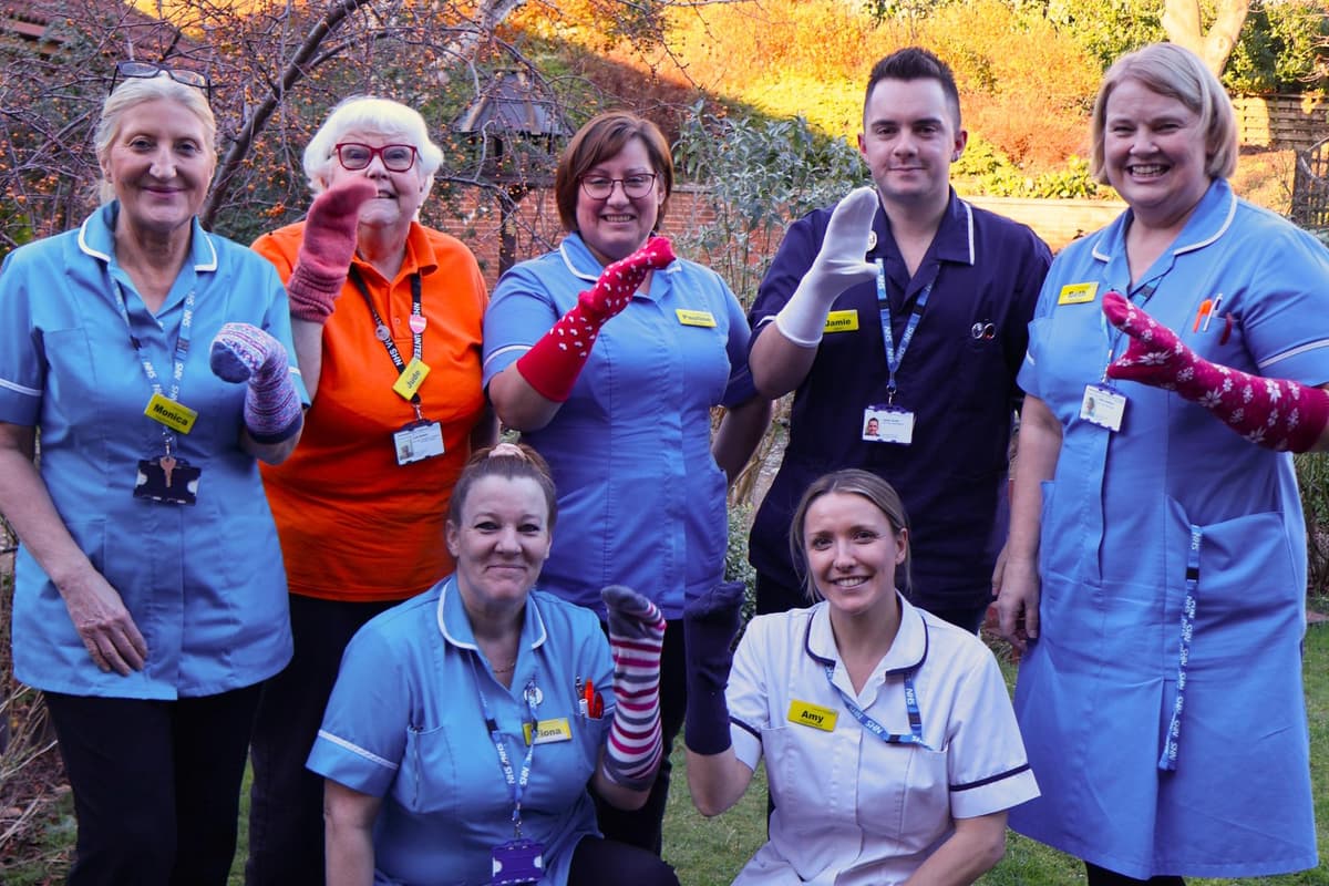 Kettering hospice gets fundraising boost with joy of socks inspired by Cransley founder Dr John Smith 