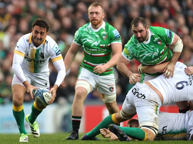 Saints lost at Leicester in November (photo by David Rogers/Getty Images)