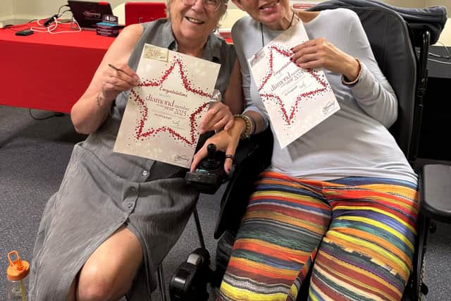 Marie (right) and Sandra (left) won ‘Diamond Member of the Year 2025’ in their Slimming World Group.