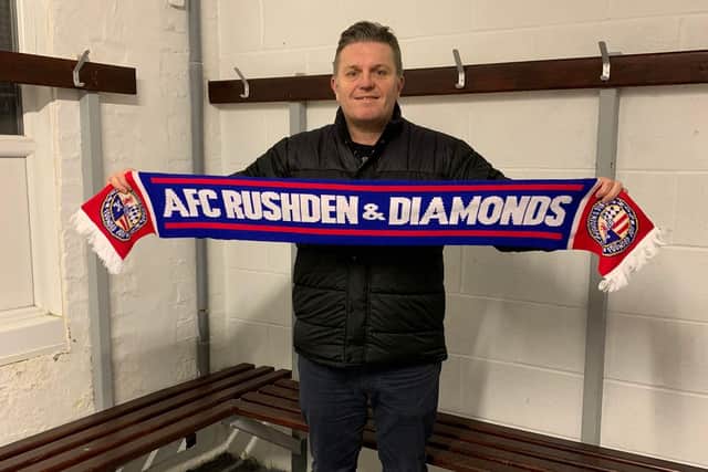 Chris Nunn's first game in charge of AFC Rushden & Diamonds ended in a 6-1 defeat at Bedford Town