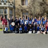 Children from St Lawrence School in Wymington paid a visit to Friends of Rushden Hall last week
