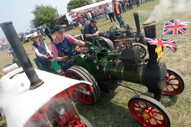 Steam engines will be on display all weekend
