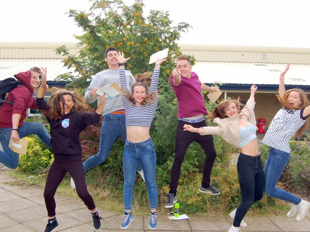 Take a look back at students in Kettering, Corby, Rushden, Wollaston and Wellingborough receiving those all-important results.