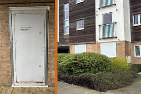 The flat in Chaucer Close has been boarded up and will be closed for three months. Image: National World