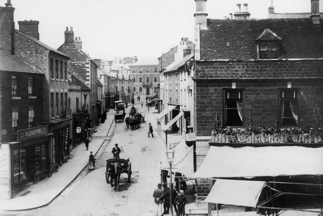 Silver Street, Wellingborough in about 1901