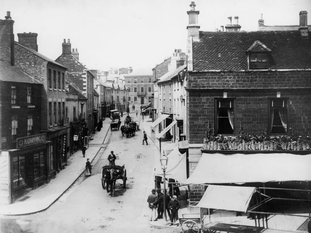 Silver Street, Wellingborough in about 1901