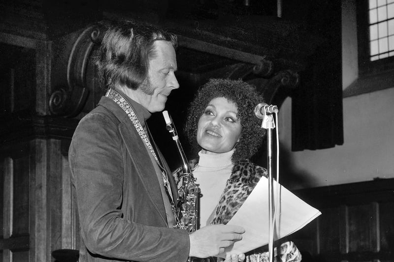 Cleo Laine and Johnny Dankworth in Oundle in 1972