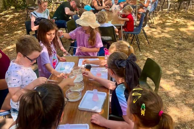 The programme of events lasted during the summer holidays, and took place in Hall Park