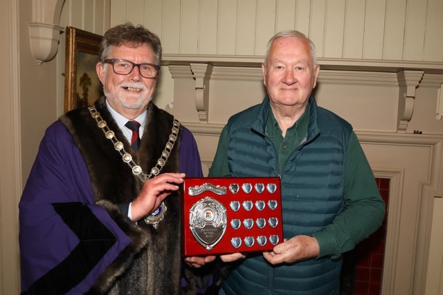 Mayor of Rothwell Cllr Ray Davis with Don McColl Rothwell Volunteer of the Year 2024. Cllr Davis said: "Don is an overall 'good ole Rowell boy' and one most definitely that the town could not do without."National World