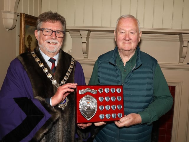 Mayor of Rothwell Cllr Ray Davis with Don McColl Rothwell Volunteer of the Year 2024. Cllr Davis said: "Don is an overall 'good ole Rowell boy' and one most definitely that the town could not do without."National World