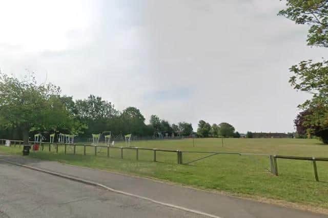 Bassfords Recreation Ground in Marshalls Road, Raunds