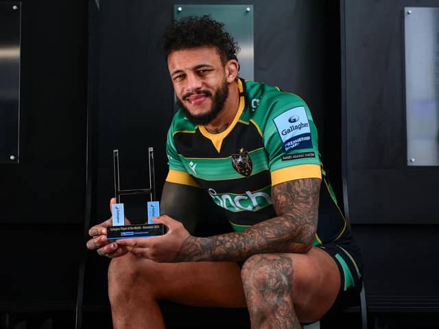 Courtney Lawes is the Gallagher Premiership player of the month for December (photo: Tom Sandberg/PPAUK/Gallagher)