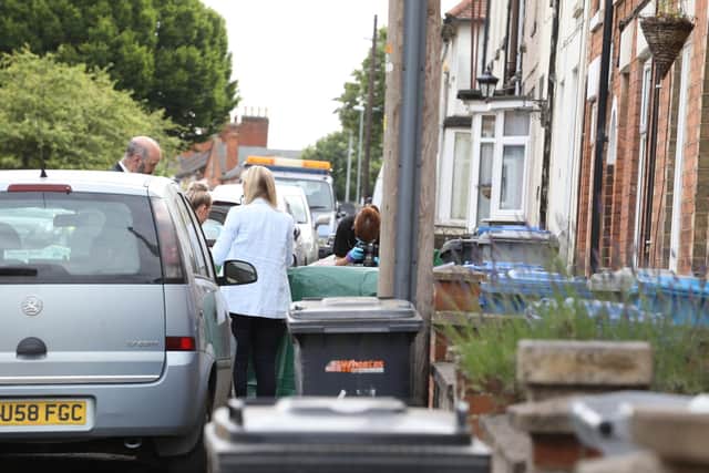 Officers search for clues in Buccleuch Street