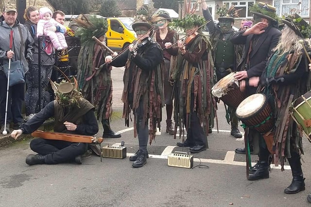 Northamptonshire's Witchmen celebrate Winter Solstice with festival of traditional dance