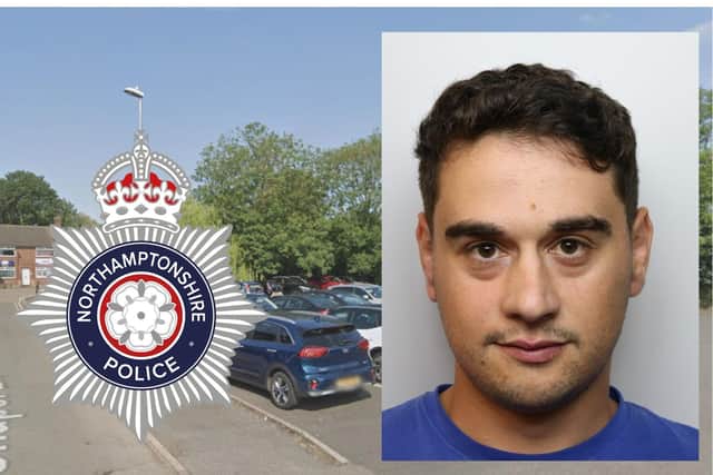 Klajdi Bajra has been jailed for drugs offences after being stopped by officers from the Corby Neighbourhood Policing Team/Northants Police