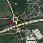 The proposed site is just off of Junction 3 on the A14. 
(Credit: Google Maps)