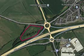 The proposed site is just off of Junction 3 on the A14. 
(Credit: Google Maps)