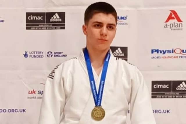 Matt wins gold, after winning all four of his fights.