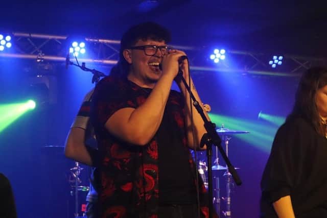 Students performing at The Black Prince.