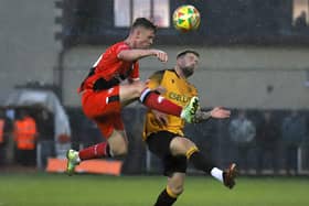 Huw Dawson in action for Kettering Town (Picture: Peter Short)