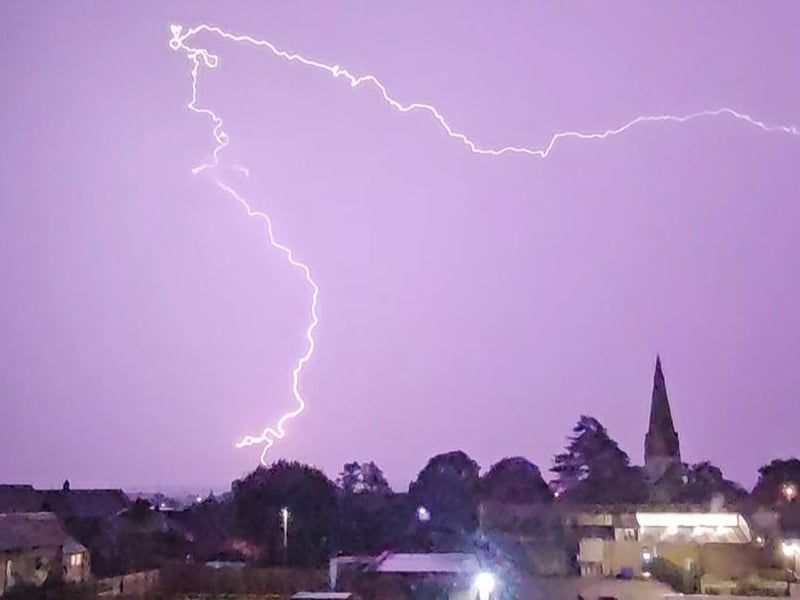 Your photos of the thunderstorms in north Northamptonshire