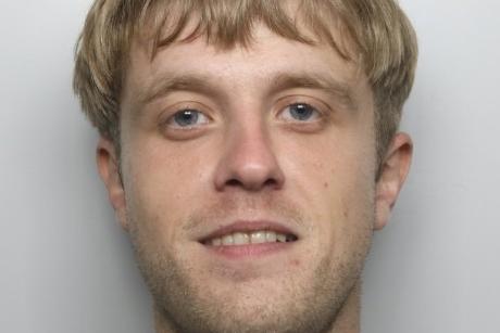 The 26-year-old admitted launching a brutal attack on a woman, punching her repeatedly and trying to hit her head on a step, according to Northamptonshire Police. Marshall, 26, of no fixed abode, was sentenced two years, three months.