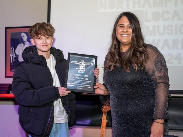 The first award of the night, Young Artist Of The Year, was presented to Evan Fallon.
