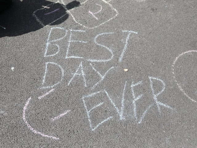 The pupils' verdict on the play street