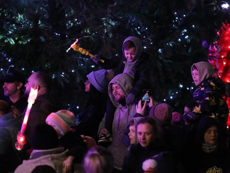 PICTURE SPECIAL: Kettering Christmas lights switch on event 2024