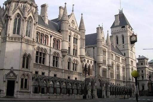 London's Royal Courts of Justice