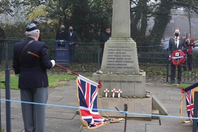 Remembrance Sunday in Corby 2020