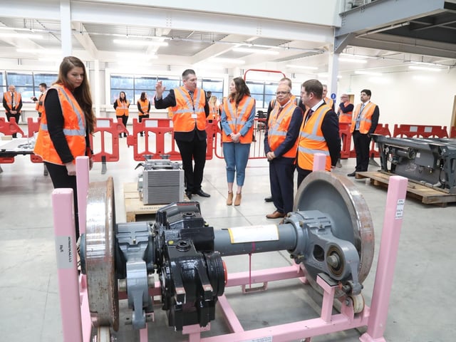 Siemens Mobility - opening of new Kettering facility:£10m investment into Siemens Mobility in Kettering