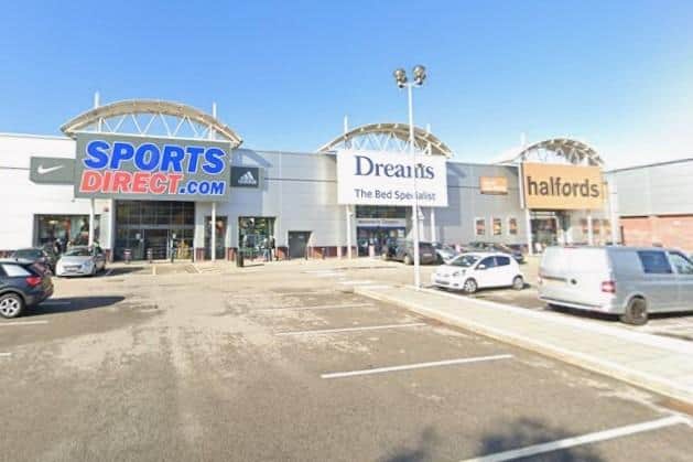 Police are investigating after a man was attacked with a knife near Halfords and Sports Direct in Northfield Avenue, Kettering