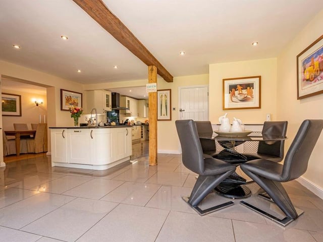 The detached family home is in a "sought after" location.