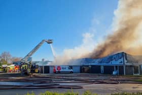 Corby factory 33FAB was destroyed by a fierce blaze at the Princewood Road site