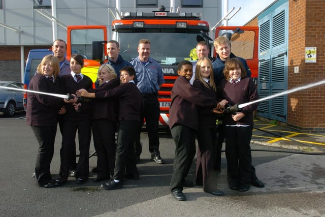 Corby Blue Watch visited Lodge Park in October 2008