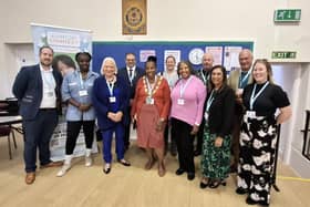 Wellingborough mayor Sylvia Erskine was among a number of guests invited to visit the Kumon Centre in Wellingborough