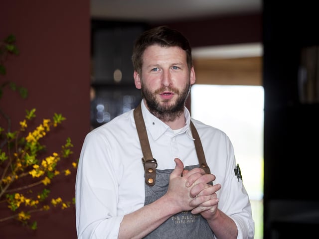 Breakfast was prepared by The Falcon Hotel's chef, Russell Bateman.
