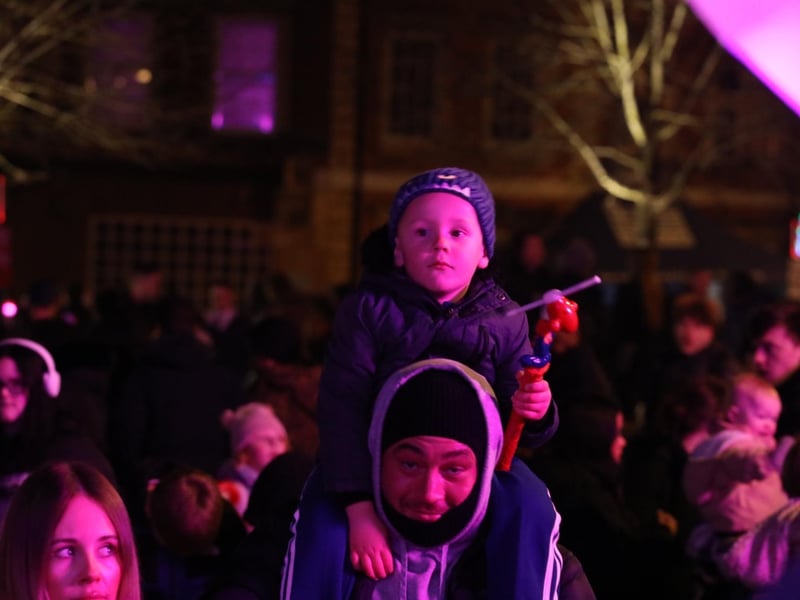 PICTURE SPECIAL: Kettering Christmas lights switch on event 2024