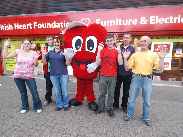 The British Heart Foundation is opening a new electrical shop in Kettering town centre August 2009