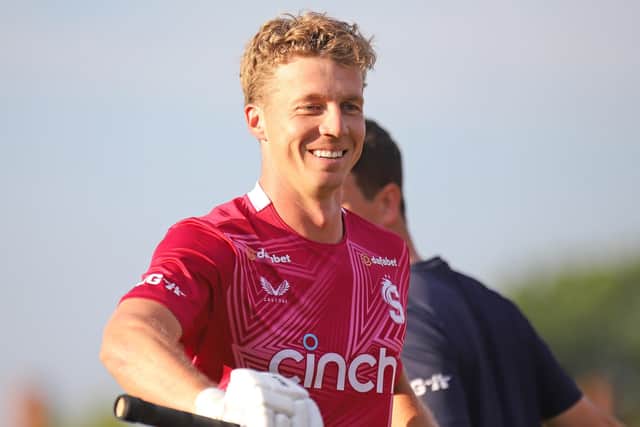 Nathan McSweeney says he is 'truly honoured' to have been awarded his County cap by Northamptonshire (Picture: Peter Short)