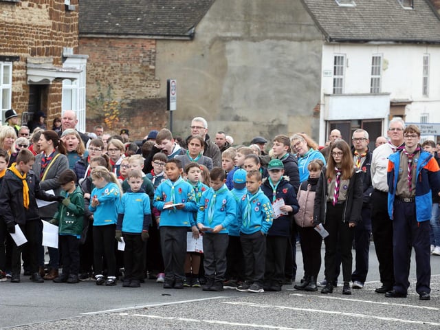 Wellingborough Remembrance Day parade 2022